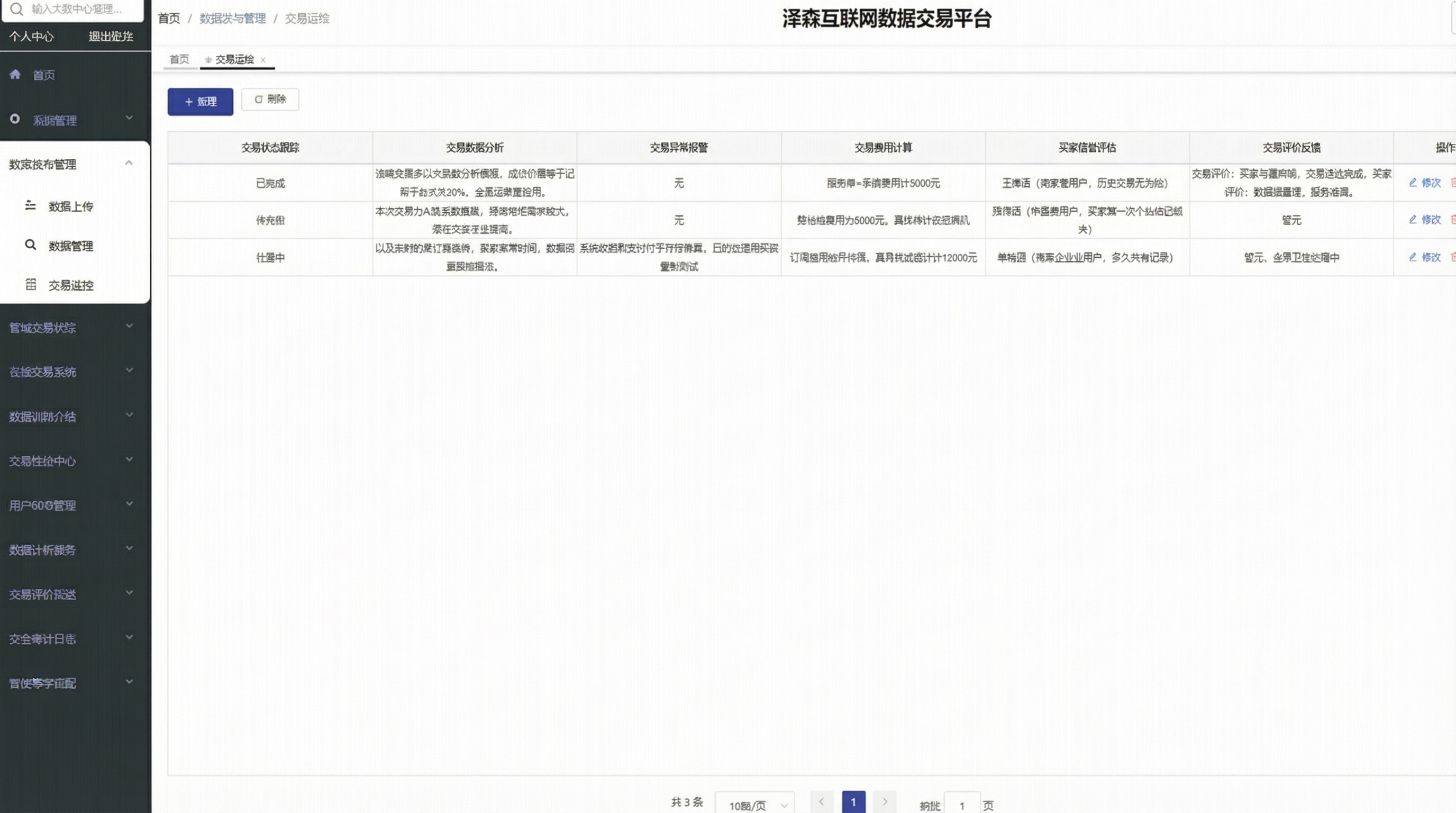 泽森互联网数据交易平台开发